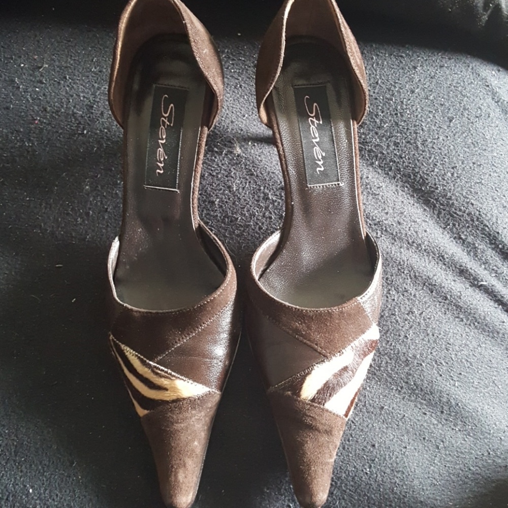 Brown Steven Shoes sz 7
